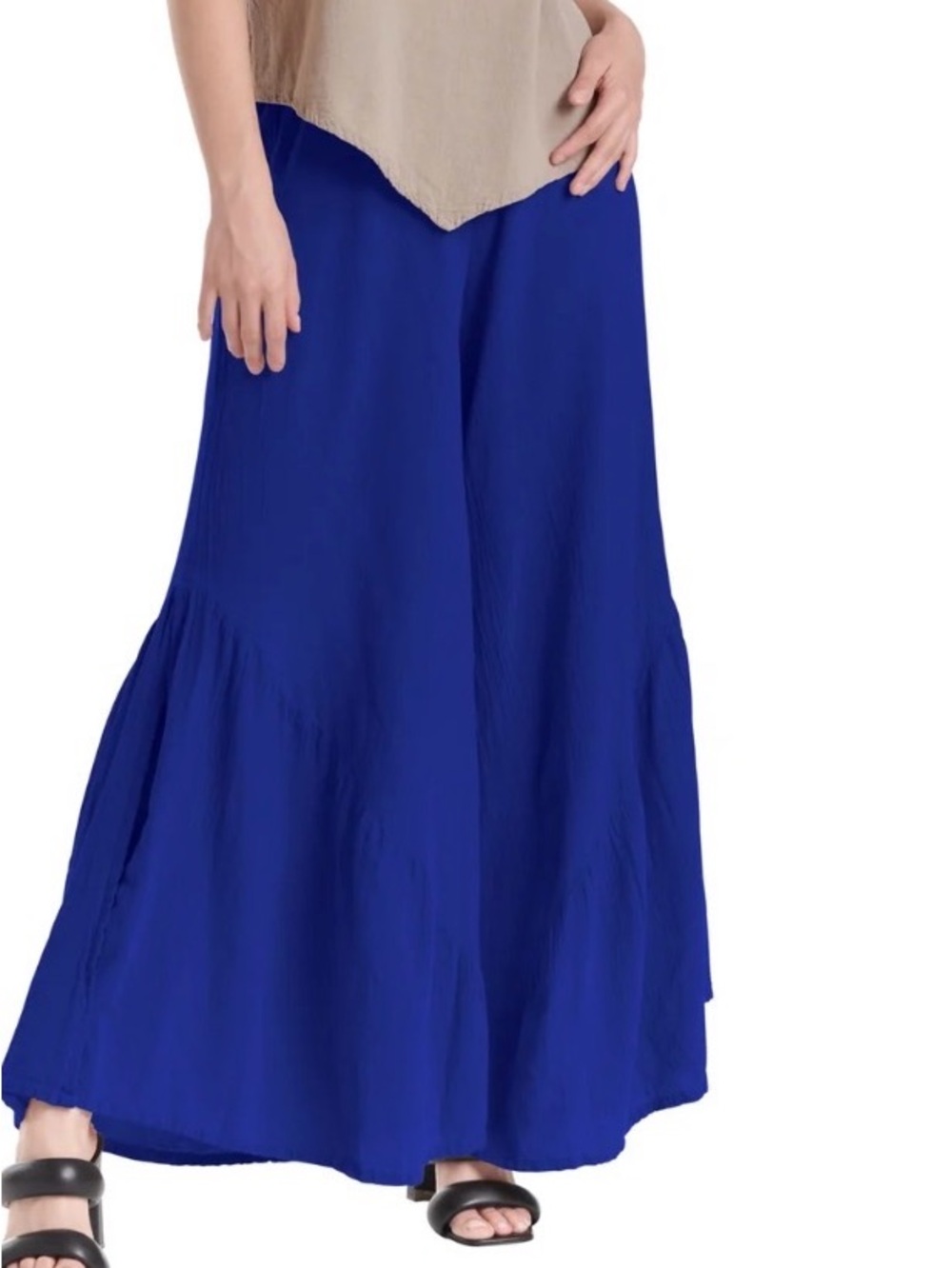 Oh My Gauze! Royal Blue Wide-Leg Breeze Pant